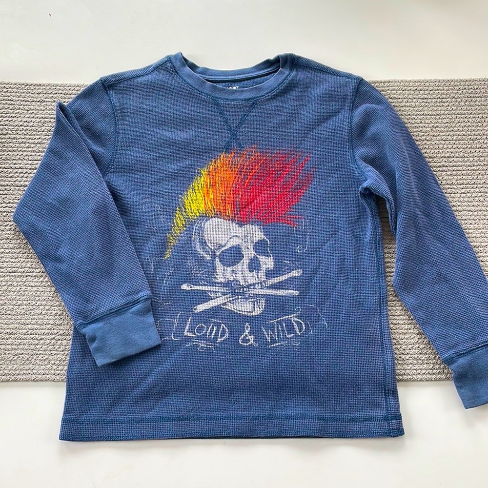 Bailey’s Pt Thermal Rocker Wild and Free Graphic Print Top Size Medium